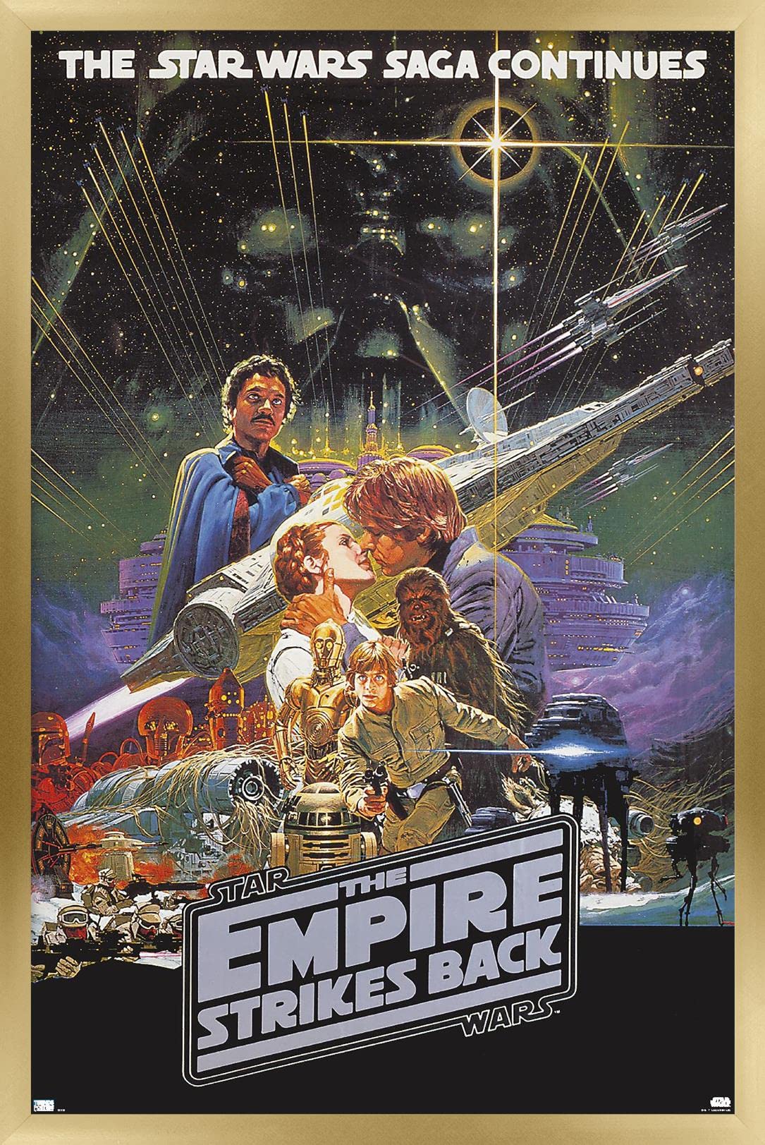 スターウォーズ　帝国の逆襲　ポスター Amazon.co.jp: スターウォーズ:帝国の逆襲 - キスワンシートウォール